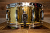 PEARL CUSTOM CLASSIC SERIES 14 X 6.5 HAMMERED BRASS SNARE DRUM, MADE IN JAPAN, CIRCA 1992 - 1994 (PRE-LOVED)