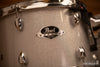PEARL EXPORT EXX 6 PIECE DRUM KIT WITH HARDWARE AND SABIAN SBR CYMBALS, ARCTIC WHITE SPARKLE