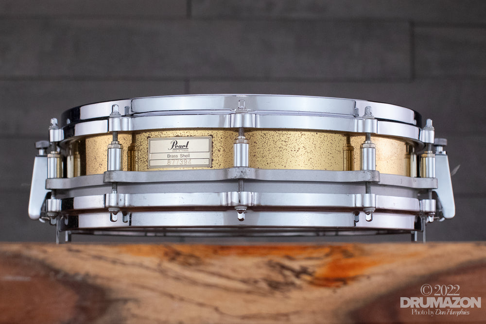 PEARL FREE FLOATING SYSTEM FFS 14 X 3.5 PICCOLO BRASS SHELL MK2 SNAR Drumazon