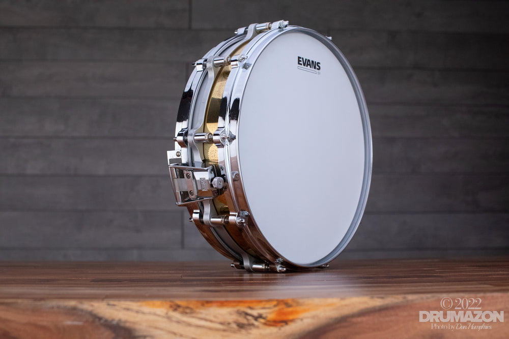 Pearl Drums on X: The 14x5 Free Floating Brass Snare Drum