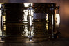 PEARL 14 X 5.5 JIMMY DE GRASSO SIGNATURE SNARE DRUM, HAMMERED BRASS, GOLD HARDWARE (PRE-LOVED)