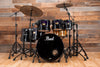 PEARL MASTERS MMX 6 PIECE DRUM KIT, MIDNIGHT FADE LACQUER PLUS BLACK HARDWARE PACK (PRE-LOVED)