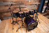 PEARL MASTERS MMX 6 PIECE DRUM KIT, MIDNIGHT FADE LACQUER PLUS BLACK HARDWARE PACK (PRE-LOVED)