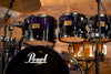 PEARL MASTERS MMX 6 PIECE DRUM KIT, MIDNIGHT FADE LACQUER PLUS BLACK HARDWARE PACK (PRE-LOVED)