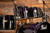 PEARL MASTERS MMX 6 PIECE DRUM KIT, MIDNIGHT FADE LACQUER PLUS BLACK HARDWARE PACK (PRE-LOVED)