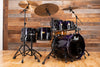 PEARL MASTERS MMX 6 PIECE DRUM KIT, MIDNIGHT FADE LACQUER PLUS BLACK HARDWARE PACK (PRE-LOVED)