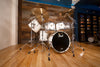 PEARL MASTERS PREMIUM MRP (CUSTOM SHELL) 7 PIECE DRUM KIT, ARCTIC WHITE LACQUER (PRE-LOVED EX-ARTIST)