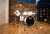 PEARL MASTERS PREMIUM MRP (CUSTOM SHELL) 7 PIECE DRUM KIT, ARCTIC WHITE LACQUER (PRE-LOVED EX-ARTIST)