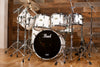 PEARL MASTERS PREMIUM MRP (CUSTOM SHELL) 7 PIECE DRUM KIT, ARCTIC WHITE LACQUER (PRE-LOVED EX-ARTIST)