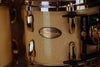 PEARL MASTERWORKS COLLECTORS EDITION 5 PIECE DRUM KIT, IRIDESCENT WHITE SPARKLE, GOLD FITTINGS (PRE-LOVED)
