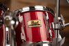 PEARL BLX PRESTIGE STUDIO 6 PIECE DRUM KIT, SEQUOIA RED LACQUER, CIRCA 1988 (PRE-LOVED)