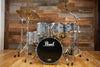PEARL REFERENCE SERIES 6 PIECE DRUM KIT, CRYSTAL RAIN, (PRE-LOVED)