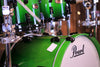 PEARL REFERENCE 4 PIECE DRUM KIT, EMERALD FADE, BLACK FITTINGS