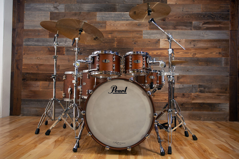 PEARL REFERENCE PURE 6 PIECE DRUM KIT, MATTE WALNUT (PRE-LOVED) – Drumazon