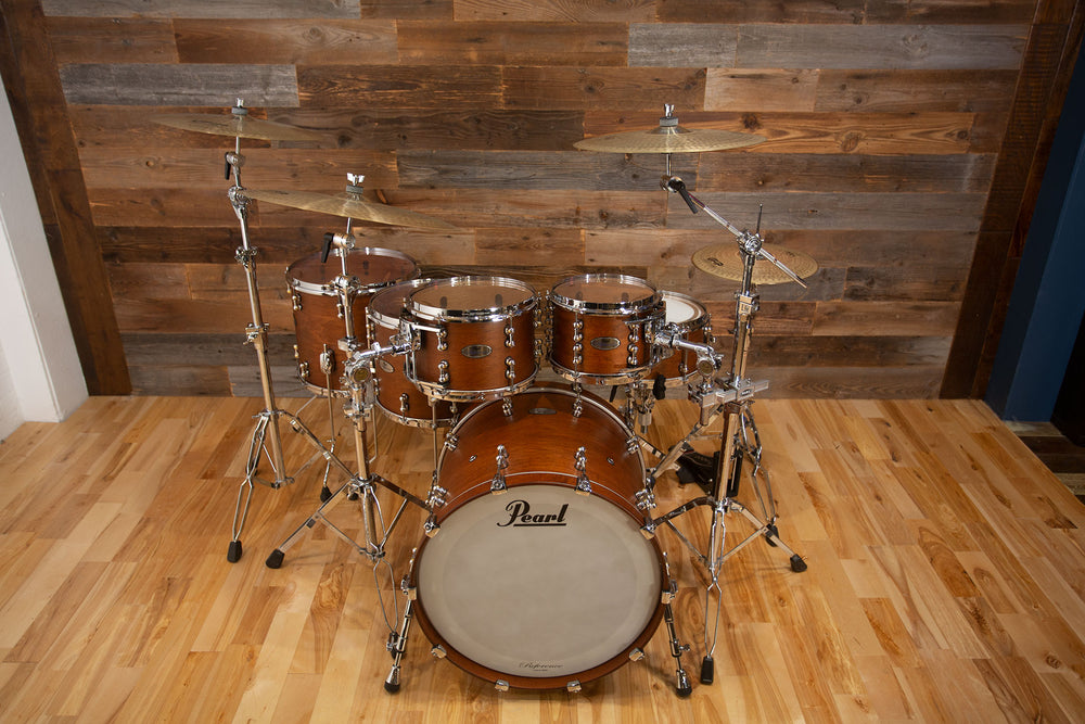 PEARL REFERENCE PURE 6 PIECE DRUM KIT, MATTE WALNUT (PRE-LOVED) – Drumazon