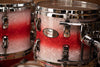 PEARL REFERENCE 4 PIECE DRUM KIT, WHITE MARINE PEARL WITH RED BANDS (PRE-LOVED)