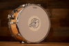 PORK PIE 14 X 6.5 30TH ANNIVERSARY WALNUT SNARE DRUM, CURLY MAPLE VENEER (PRE-LOVED)