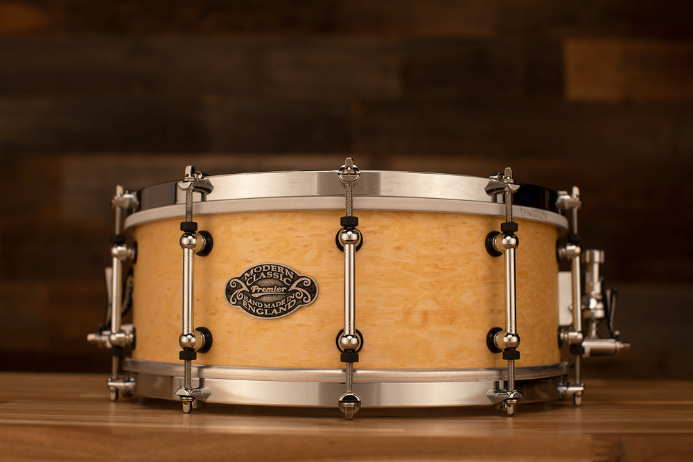 PREMIER 14 X 5.5 MODERN CLASSIC BIRCH / MAHOGANY SNARE DRUM