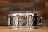 PREMIER 14 X 5.5 MODERN CLASSIC HAMMERED BRASS SNARE DRUM, NICKEL PLATED (PRE-LOVED)