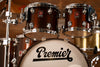 PREMIER GENISTA ORIGINAL UK MADE BIRCH, 5 PIECE DRUM KIT, BRONZE SPARKLE LACQUER (PRE-LOVED)