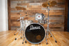 PREMIER GENISTA ORIGINAL UK MADE BIRCH, 4 PIECE DRUM KIT, SILVER SPARKLE LACQUER (PRE-LOVED)