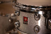 PREMIER GENISTA ORIGINAL UK MADE BIRCH, 4 PIECE DRUM KIT, SILVER SPARKLE LACQUER (PRE-LOVED)