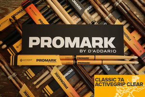 PROMARK CLASSIC 7A ACTIVEGRIP CLEAR DRUM STICKS - CLOSEOUT DISCONTINUED