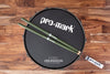 PROMARK CLASSIC FORWARD 5B HICKORY WOOD TIP DRUM STICKS, GREEN PAINTED