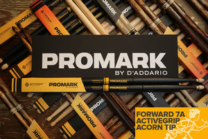 PROMARK FORWARD 7A ACTIVEGRIP ACORN DRUM STICKS - CLOSEOUT DISCONTINUED