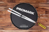 PROMARK REBOUND 5B HICKORY WOOD TIP DRUM STICKS, WHITE