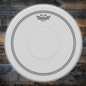 REMO POWERSTROKE P3 COATED WITH CLEAR DOT DRUM HEAD (SIZES 10" - 24")