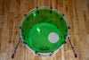 REMO POWERSTROKE 3 P3 COLORTONE GREEN WITH HOLE (SIZES 18" TO 26")
