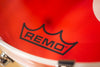 REMO POWERSTROKE 3 P3 COLORTONE RED WITH HOLE (SIZES 18" TO 26")