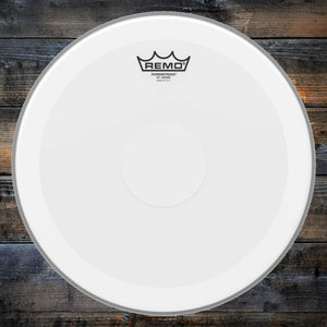 REMO POWERSTROKE 4 COATED CLEAR DOT DRUM HEAD (SIZES 14" TO 24")