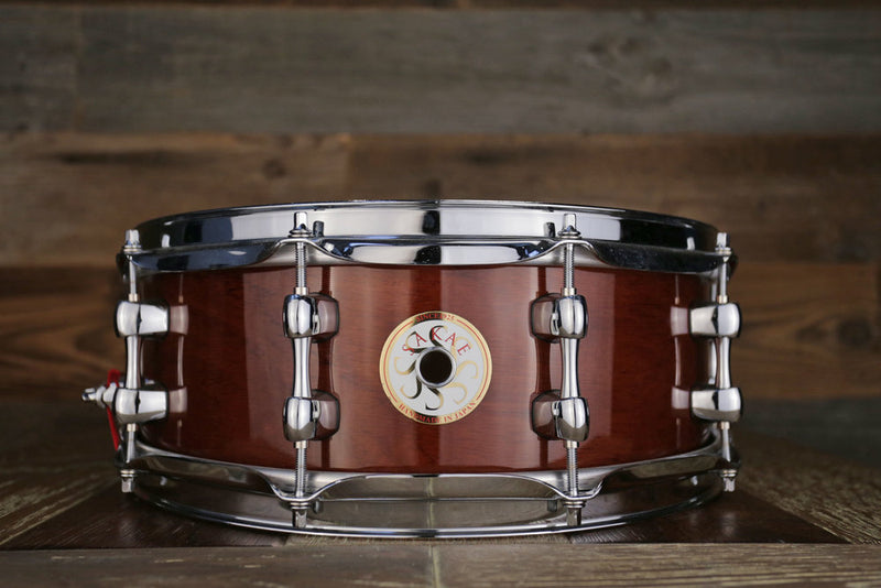 SAKAE-14X5-BUBINGA-SNARE-DRUM- 