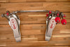 SAKAE AXELANDOR AXP1002 DOUBLE BASS DRUM PEDAL AND CARRY CASE