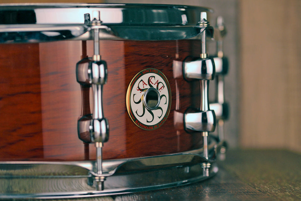 SAKAE 14 X 5 BUBINGA SNARE DRUM (SD1450BV) – Drumazon