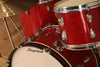 SLINGERLAND 2N NEW JOBBING OUTFIT 3 PIECE DRUM KIT, RED SPARKLE CIRCA 1955-59 (PRE-LOVED)