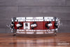 SONOR 14 X 4 DESIGNER SERIES MAPLE LIGHT PICCOLO SNARE DRUM, BIRDSEYE CHERRY, HELLA HOOPS (PRE-LOVED)