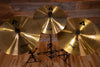 STAGG AXA COPPER - STEEL ALLOY INNOVATION CYMBAL PACK, 13" HI-HAT PAIR & 16" CRASH