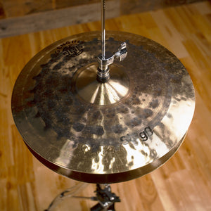 STAGG 14" GENGHIS DUAL MEDIUM HI-HAT CYMBALS (PAIR) (EX-DEMO)