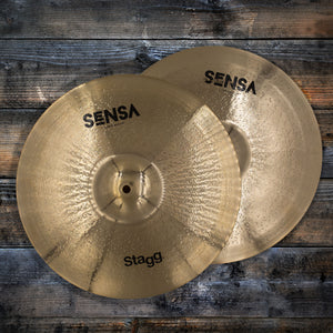 STAGG 14" SENSA MEDIUM HI-HAT CYMBALS (PAIR)