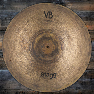 STAGG 21" VINTAGE BRONZE RIDE CYMBAL WITH 2 RIVETS (PRE-LOVED) SN0142