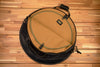 TACKLE 22" LEATHER AND CANVAS CYMBAL BAG, BACK PACK, BLACK