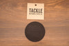 TACKLE LARGE LEATHER BASS DRUM BEATER PATCH, BLACK