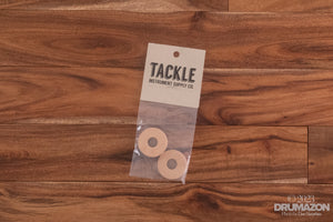 TACKLE LEATHER CYMBAL WASHERS, PACK OF TWO