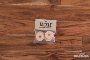 TACKLE LEATHER CYMBAL WASHERS, PACK OF FOUR