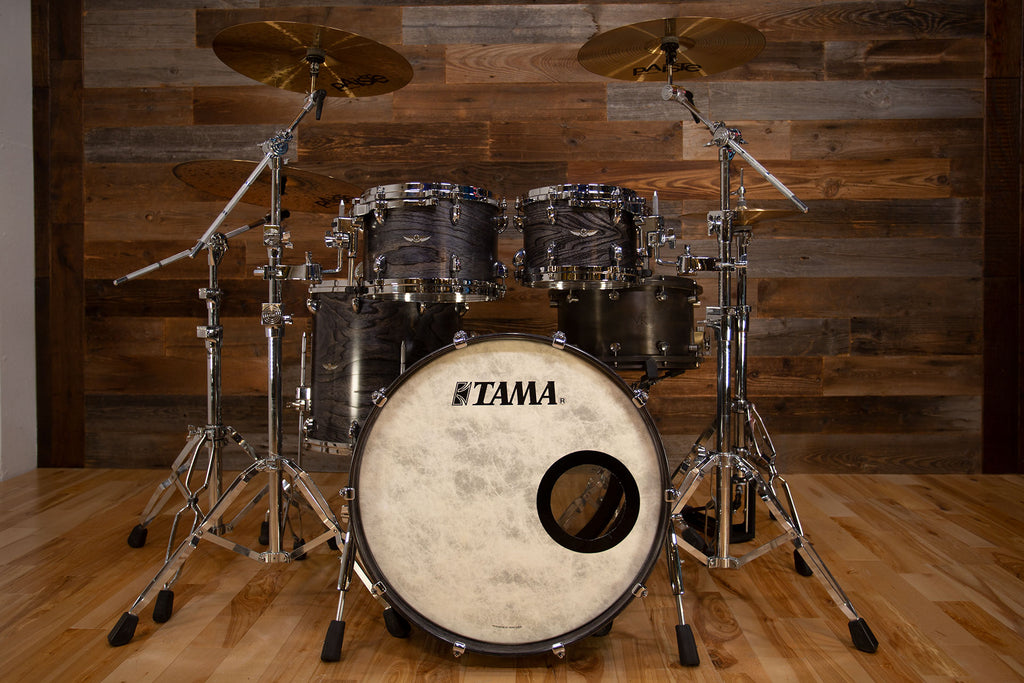 TAMA STAR WALNUT 4 PIECE SHELL PACK SATIN CHARCOAL JAPANESE SEN