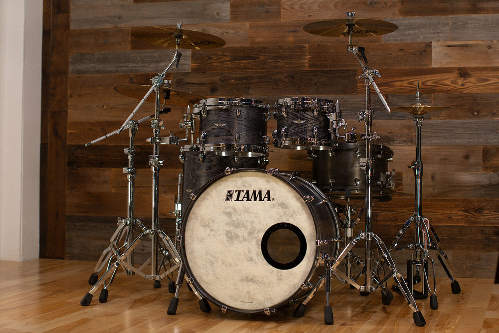 TAMA STAR WALNUT 4 PIECE SHELL PACK SATIN CHARCOAL JAPANESE SEN