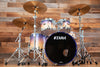 TAMA STARCLASSIC WALNUT / BIRCH 4 PIECE DRUM KIT, SATIN PURPLE ATMOSPHERE FADE (PRE-LOVED)